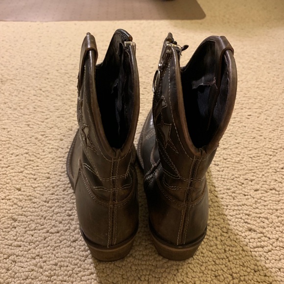 Jeffrey Campbell distressed Western ankle boots - Picture 5 of 8